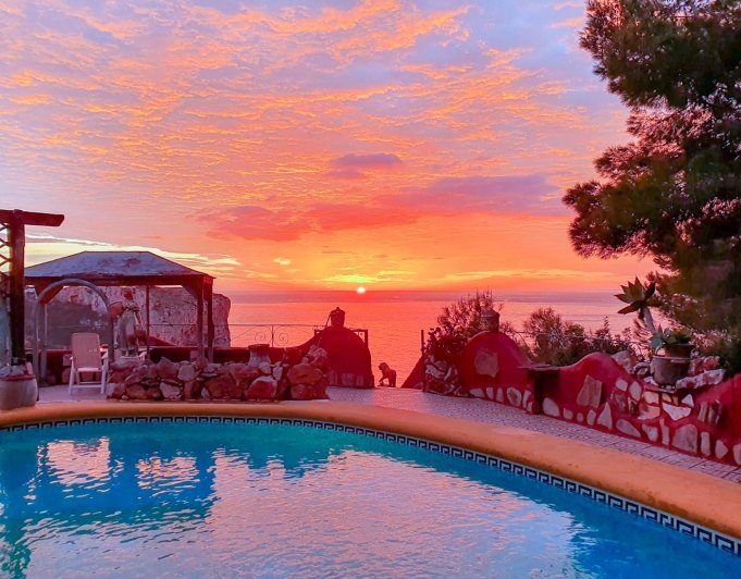 Impresionante villa con vistas al mar
