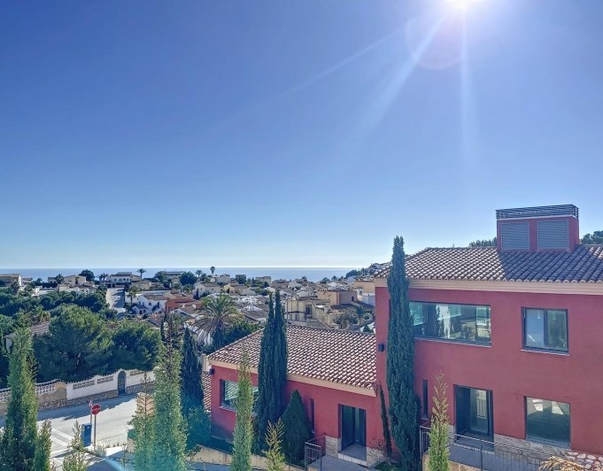 Cumbre del Sol villa de lujo moderno con vistas panorámicas al mar