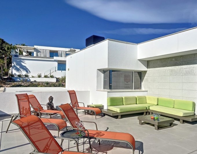 Cumbre del Sol villa de lujo moderno con vistas panorámicas al mar