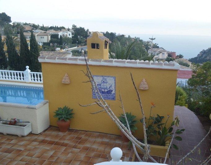Cumbre del Sol espectacular villa mediterránea con vistas al mar