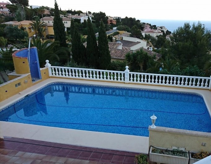 Cumbre del Sol espectacular villa mediterránea con vistas al mar