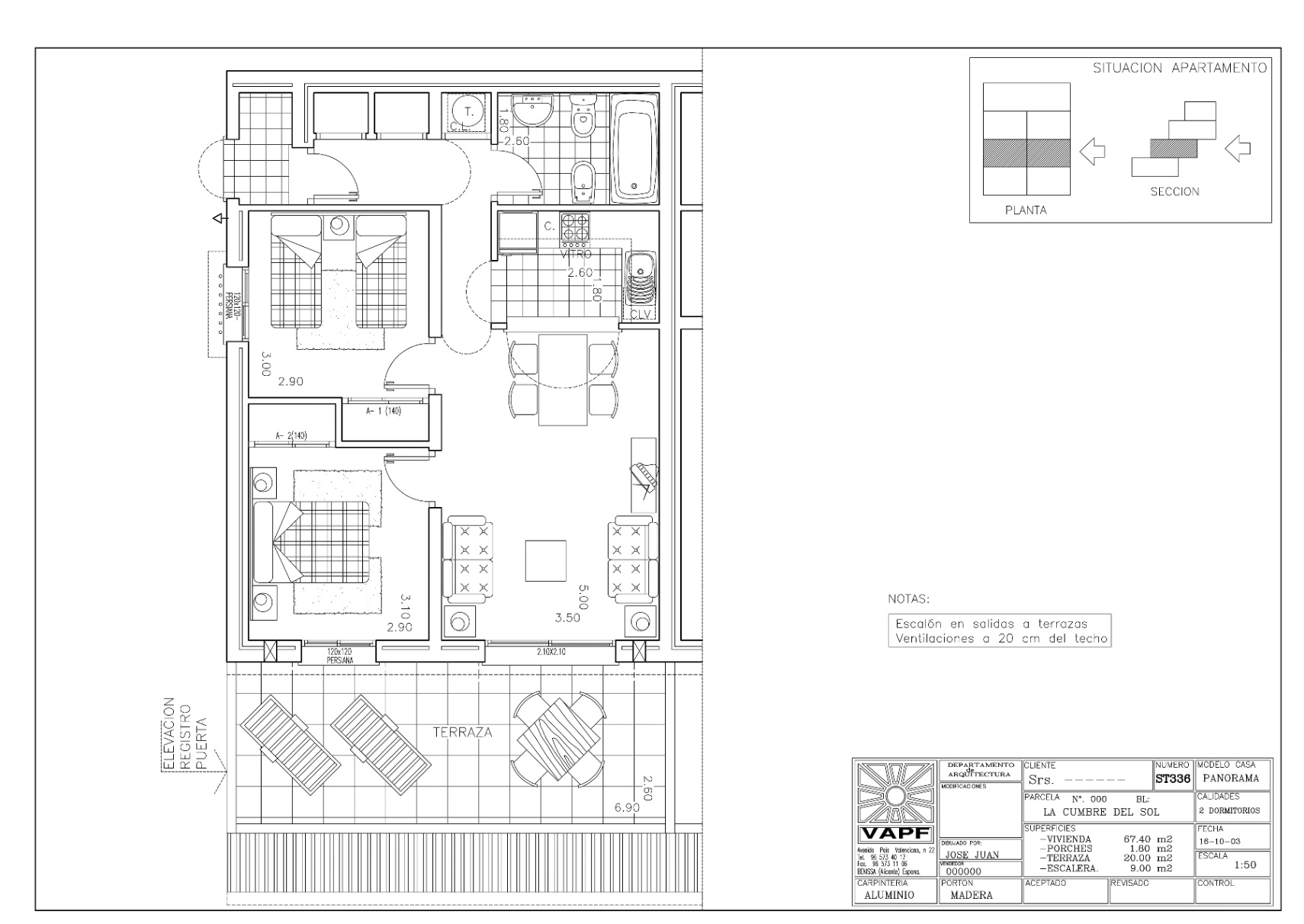 Apartamento en venta en Pueblo Panorama, Cumbre del Sol, con vistas panorámicas al mar
