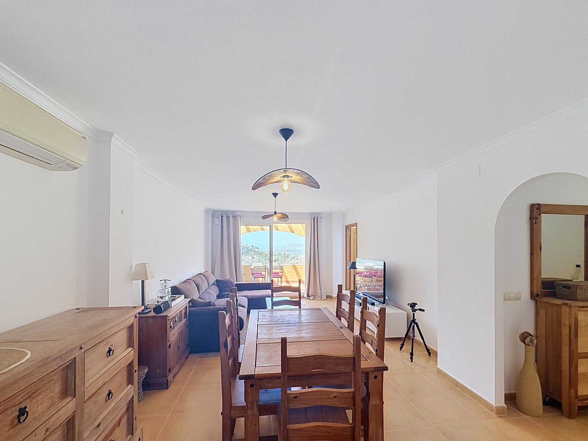 Cumbre del sol apartamento con vistas abiertas al valle de moraira costa blanca norte