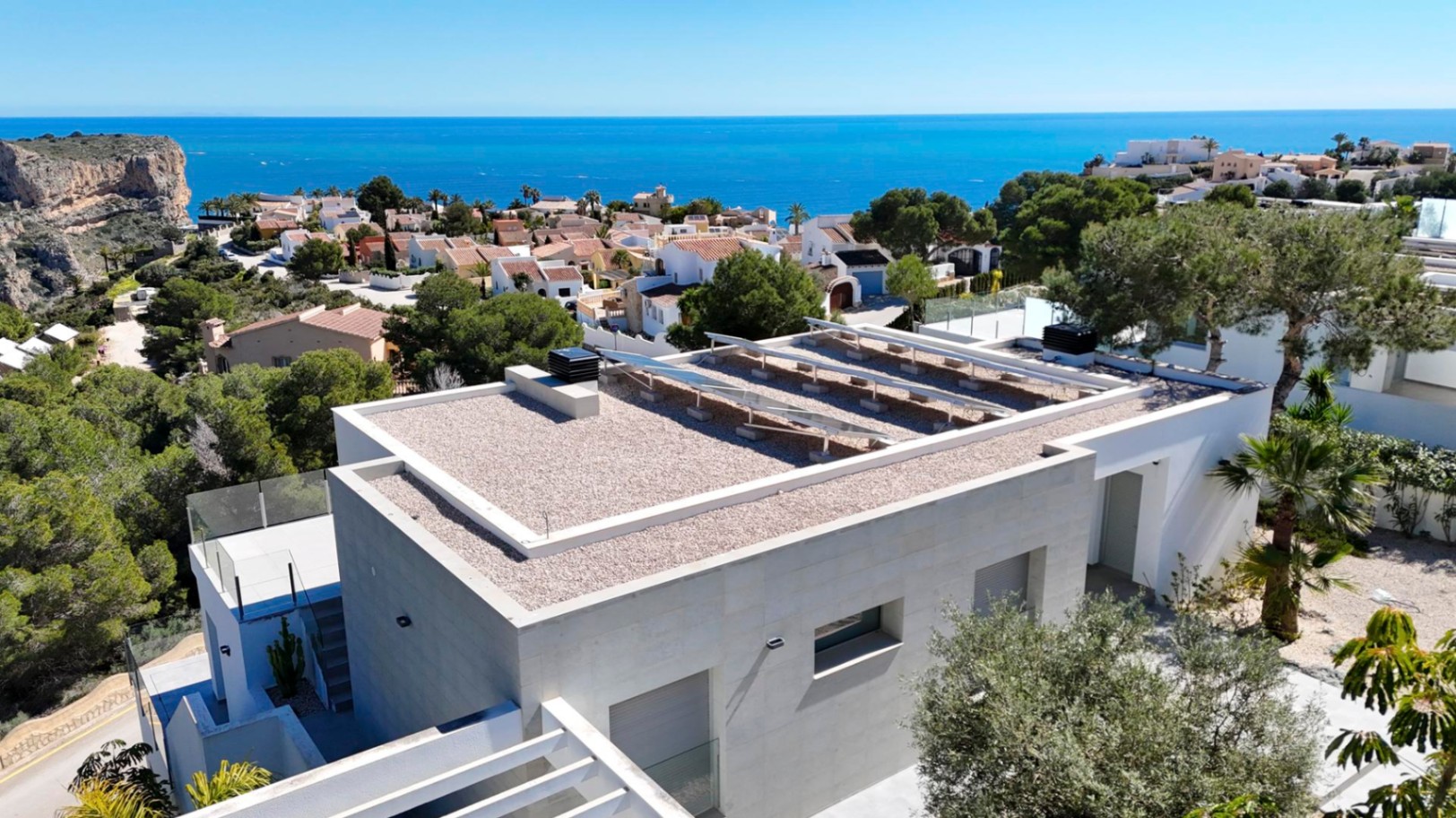 Villa moderne Cumbre del Sol avec vue sur la mer et piscine privée