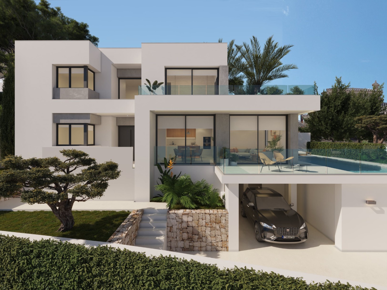Villa Bianca in Magnolias, Cumbre del Sol, Costa Blanca Nord
