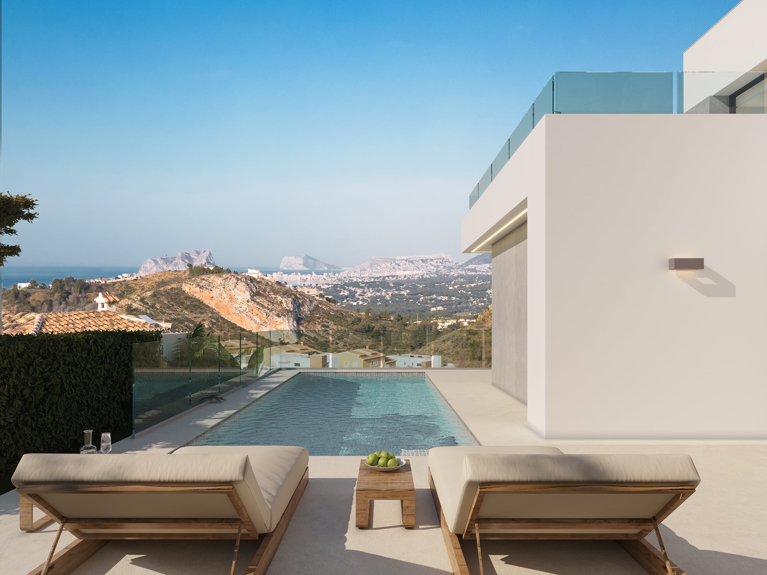 Villa Bianca in Magnolias, Cumbre del Sol, Costa Blanca Nord