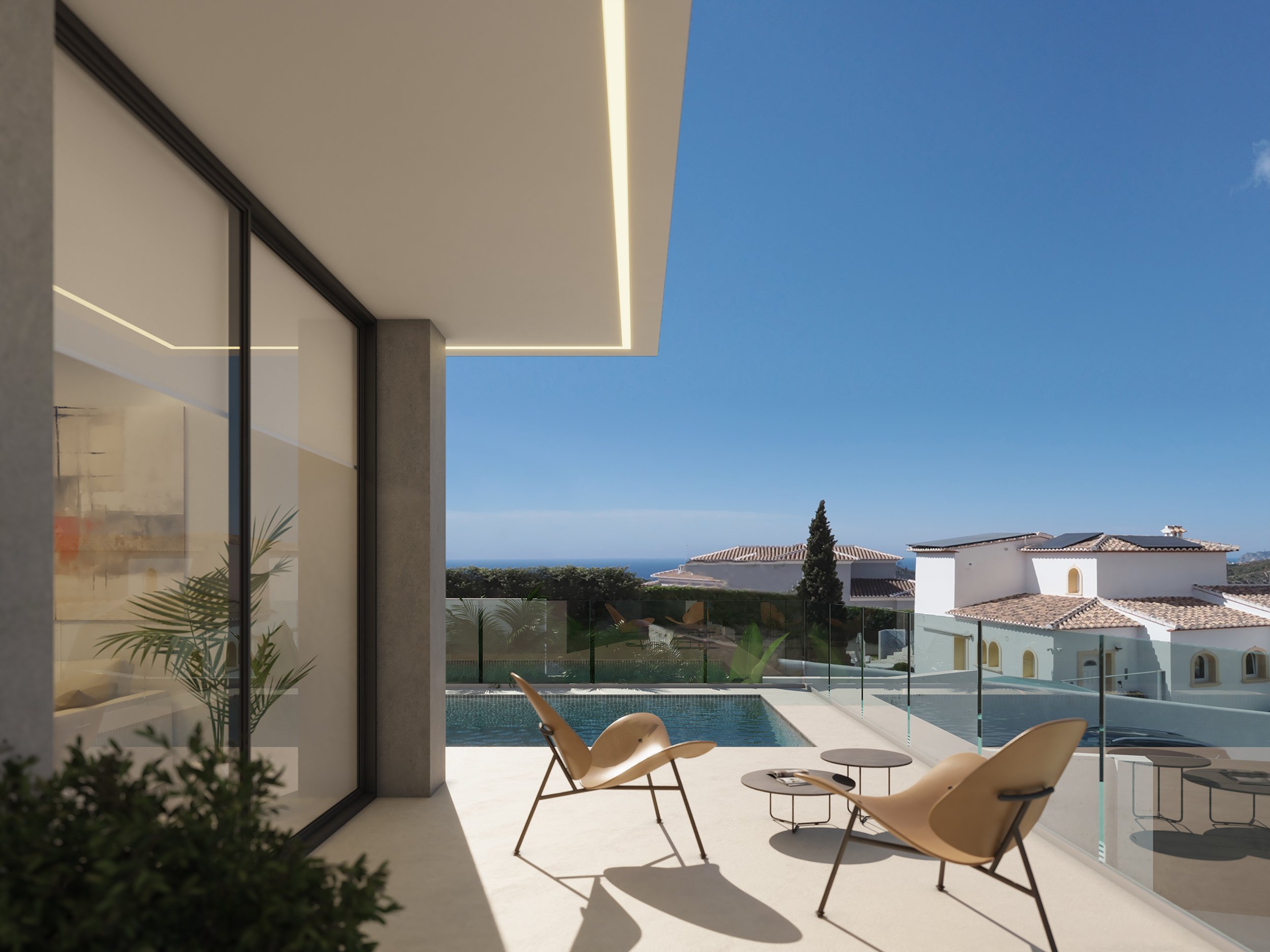 Villa Bianca in Magnolias, Cumbre del Sol, Costa Blanca Nord