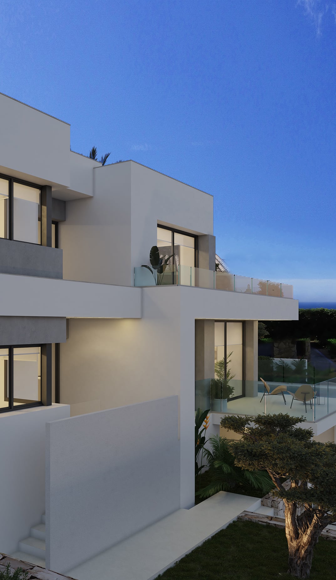 Villa Bianca in Magnolias, Cumbre del Sol, Costa Blanca Nord