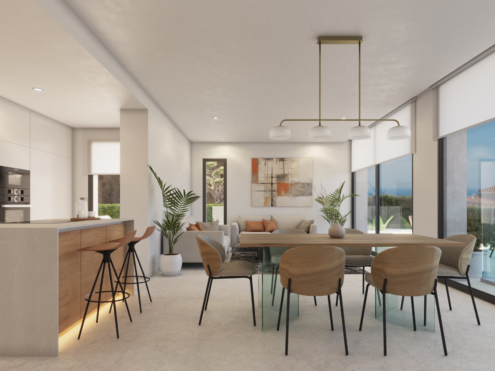 Villa Bianca in Magnolias, Cumbre del Sol, Costa Blanca Nord