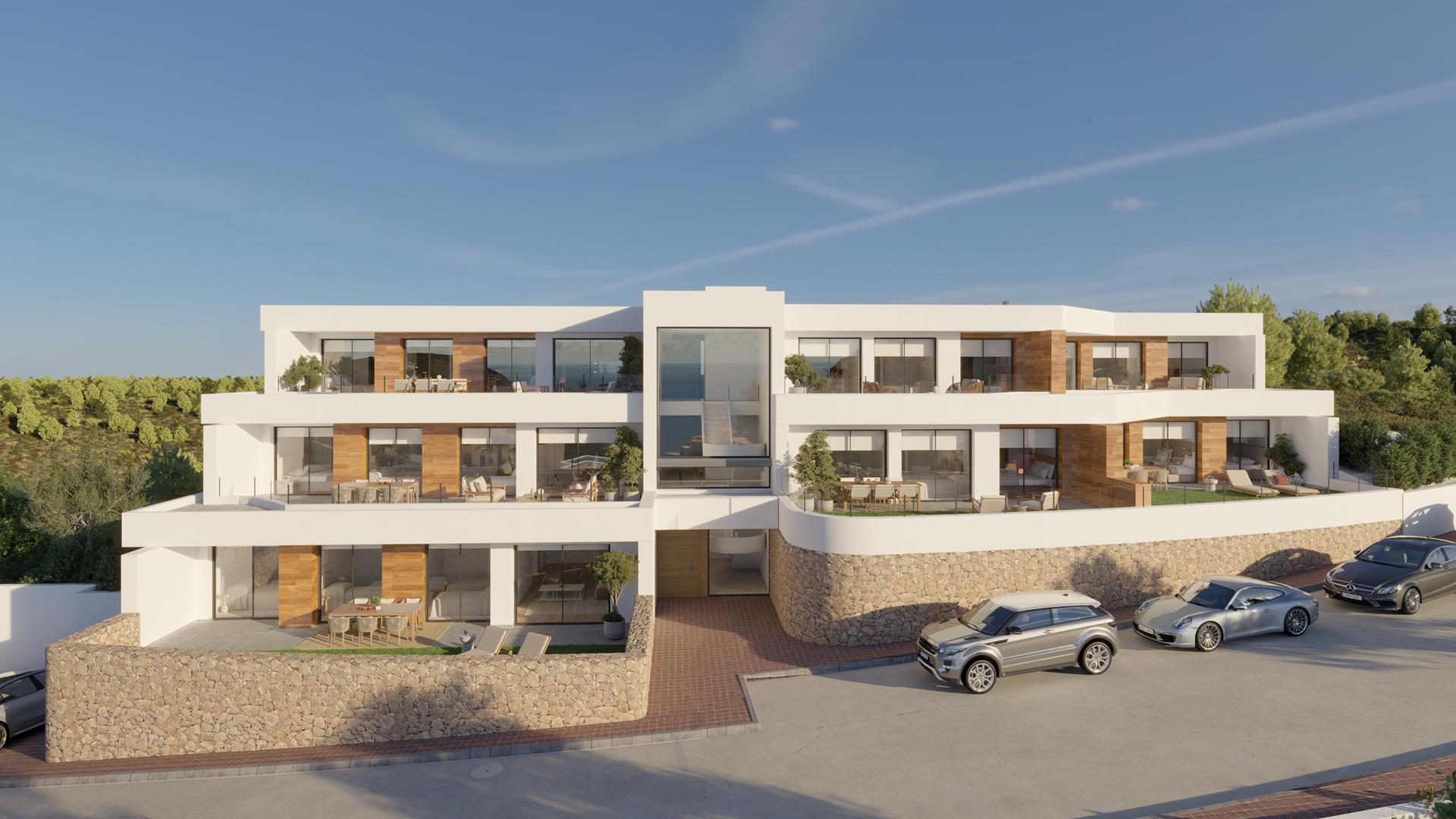 New-build apartment in Montecala Gardens, Cumbre del Sol, Costa Blanca North