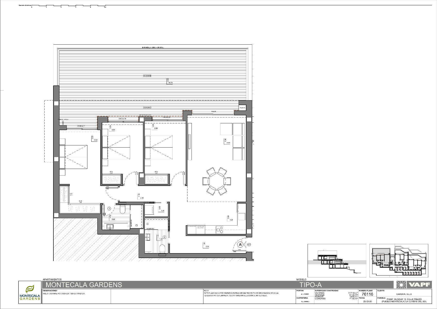 New-build apartment in Montecala Gardens, Cumbre del Sol, Costa Blanca North
