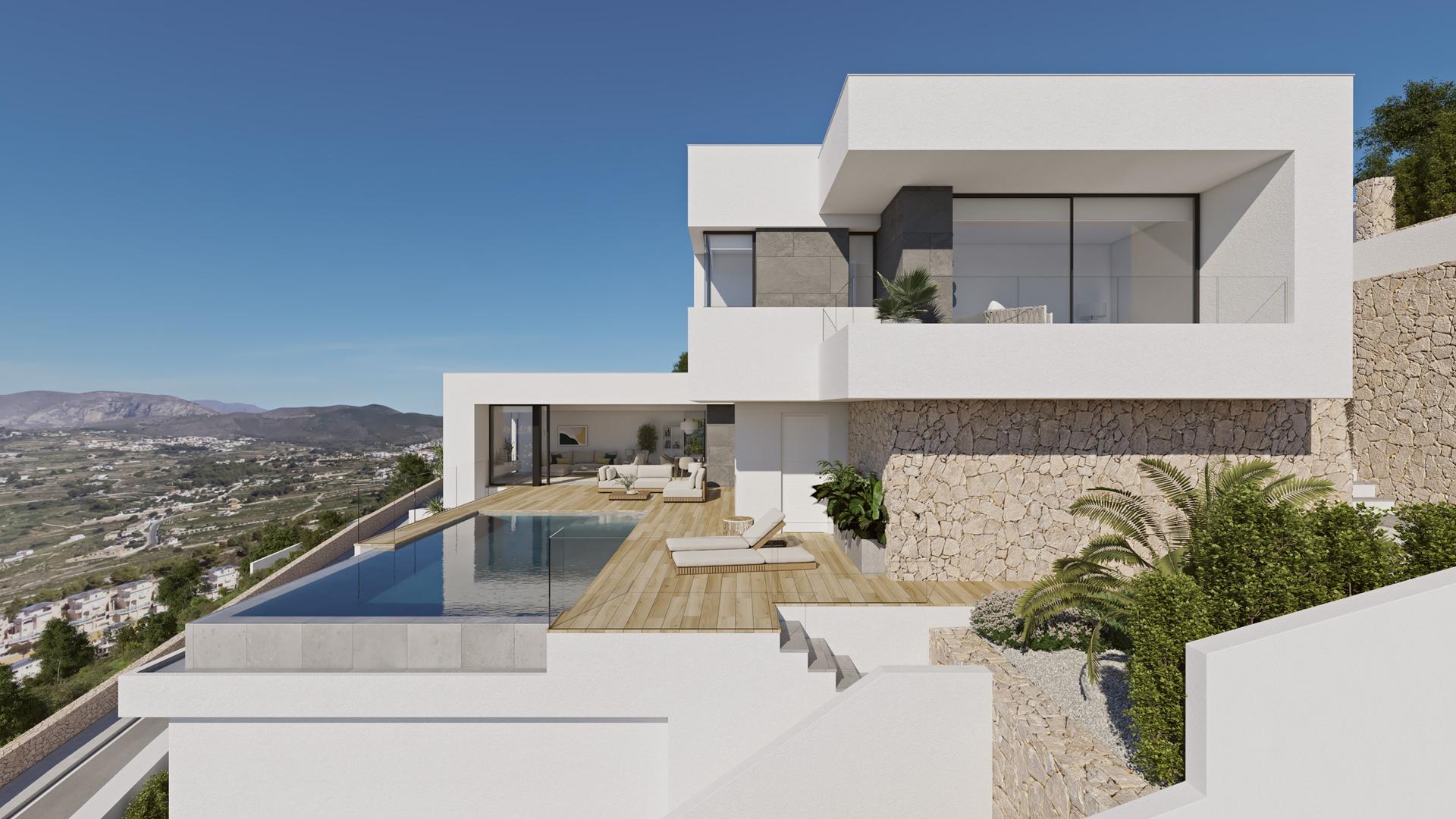 Villa en proyecto en Jazmines, Cumbre del Sol, Costa Blanca Norte