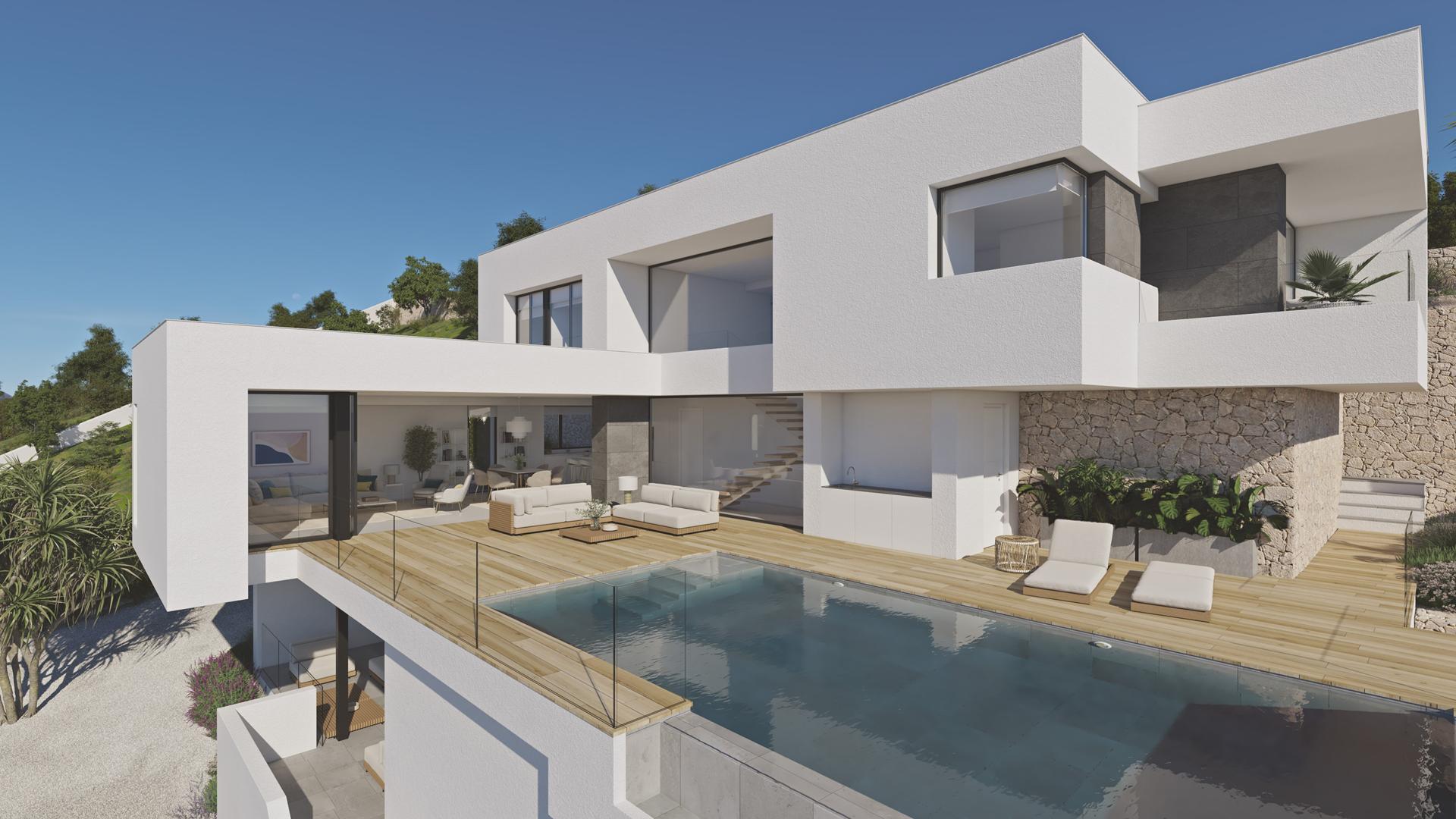 Villa en proyecto en Jazmines, Cumbre del Sol, Costa Blanca Norte