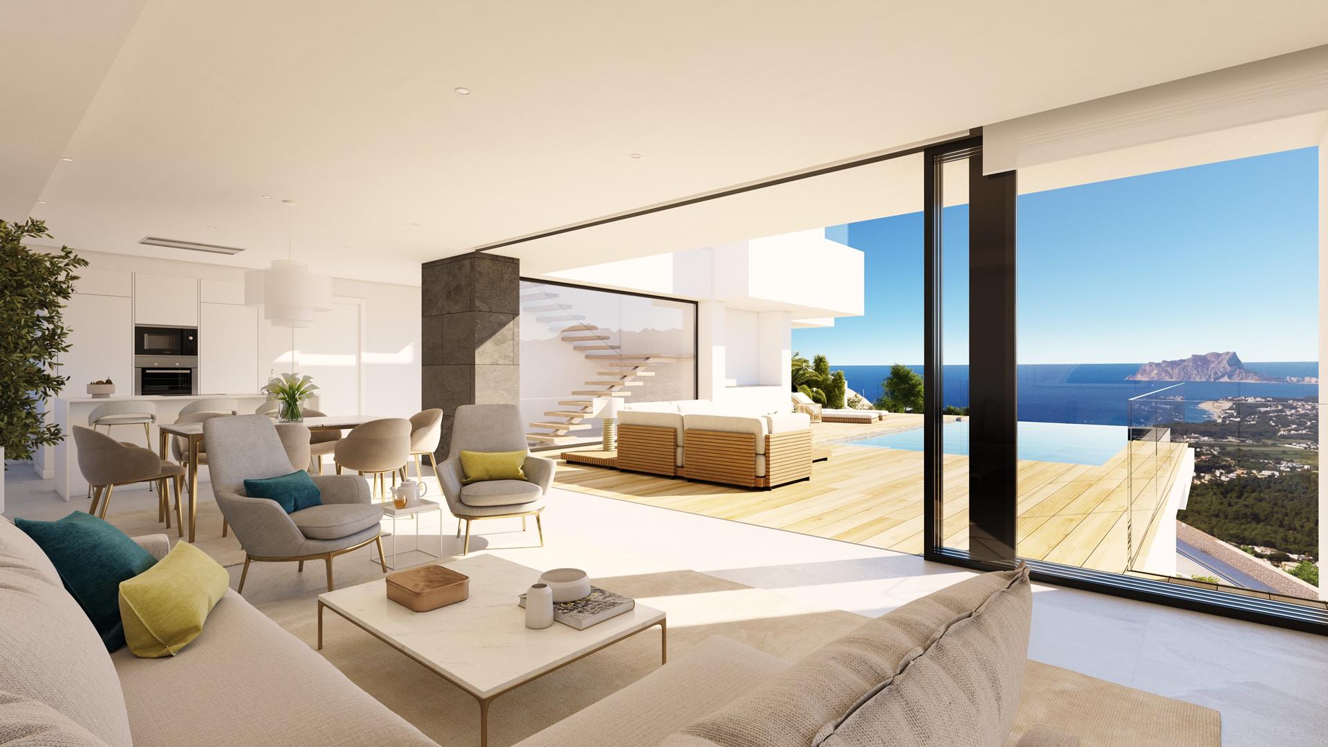 Villa en proyecto en Jazmines, Cumbre del Sol, Costa Blanca Norte