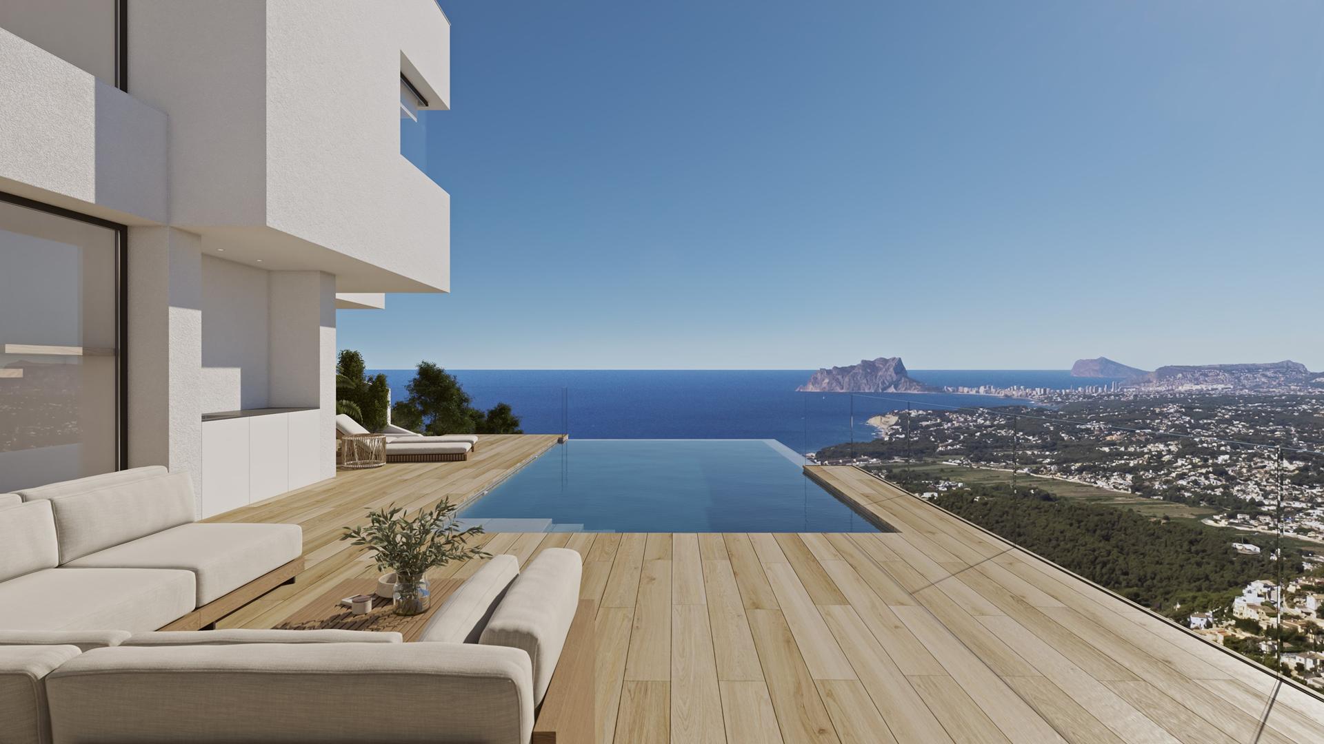 Villa en proyecto en Jazmines, Cumbre del Sol, Costa Blanca Norte