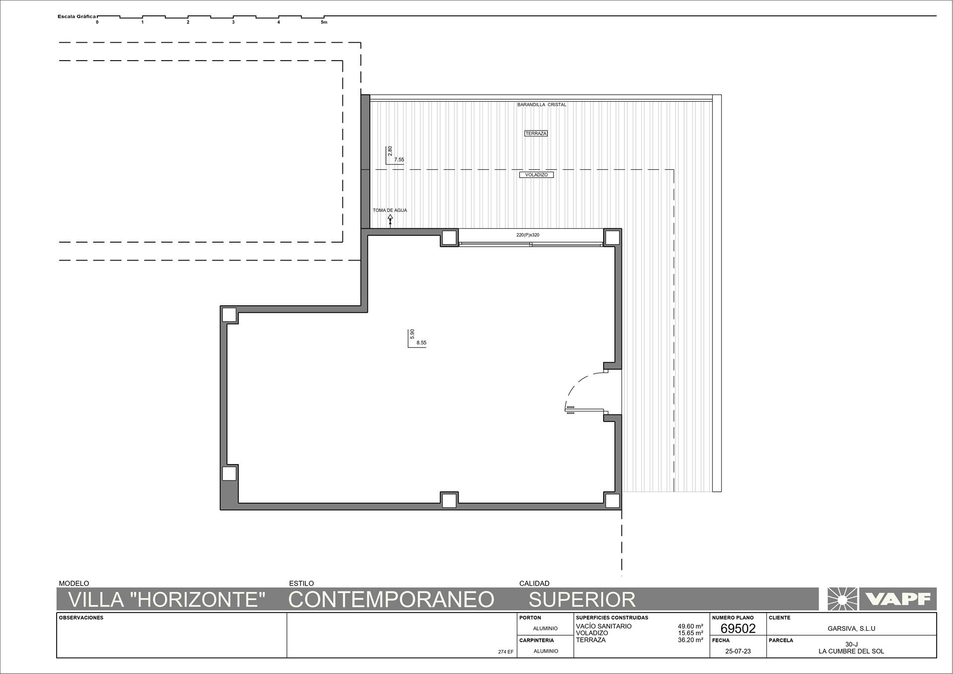 Villa en proyecto en Jazmines, Cumbre del Sol, Costa Blanca Norte