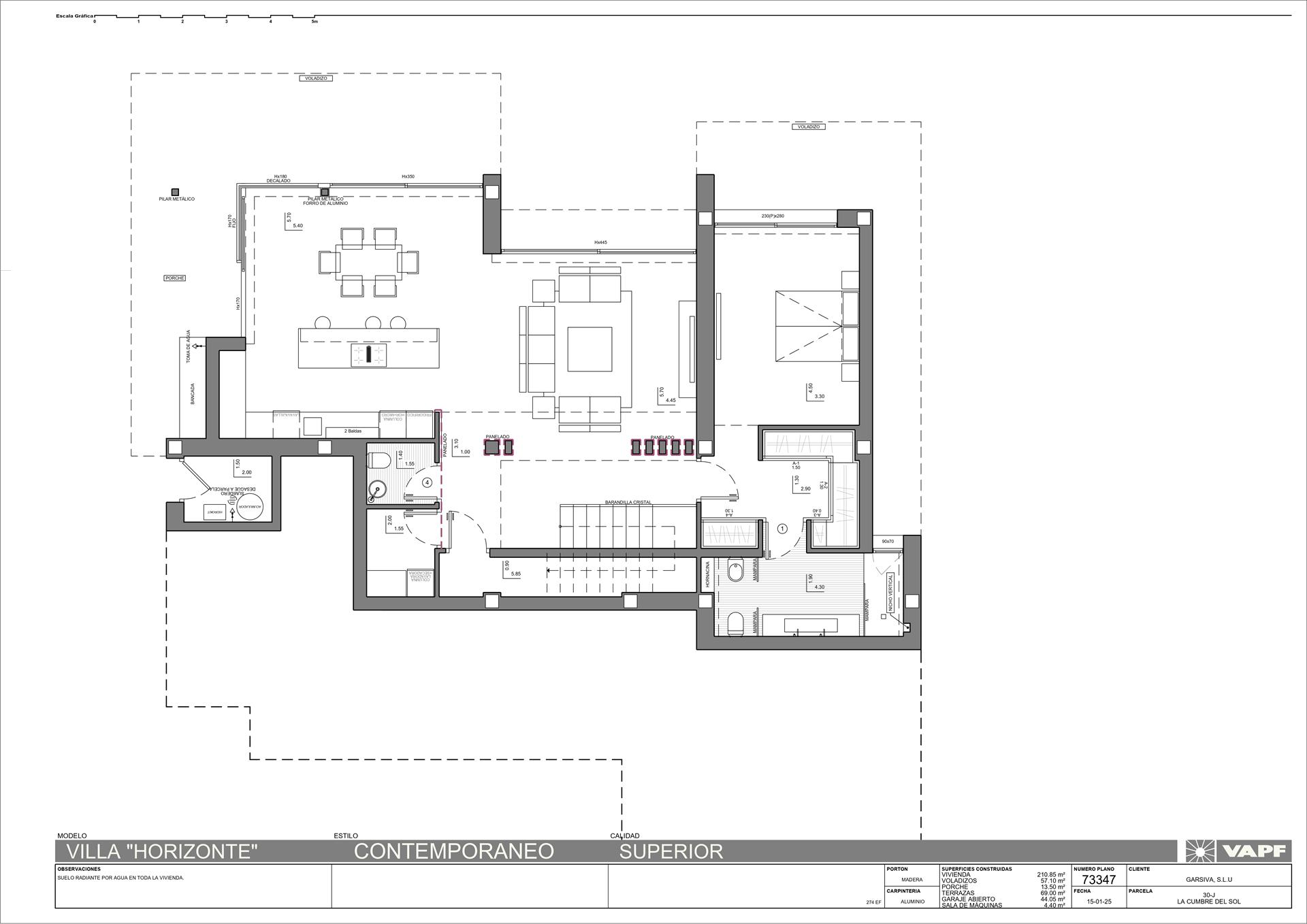 Villa en proyecto en Jazmines, Cumbre del Sol, Costa Blanca Norte