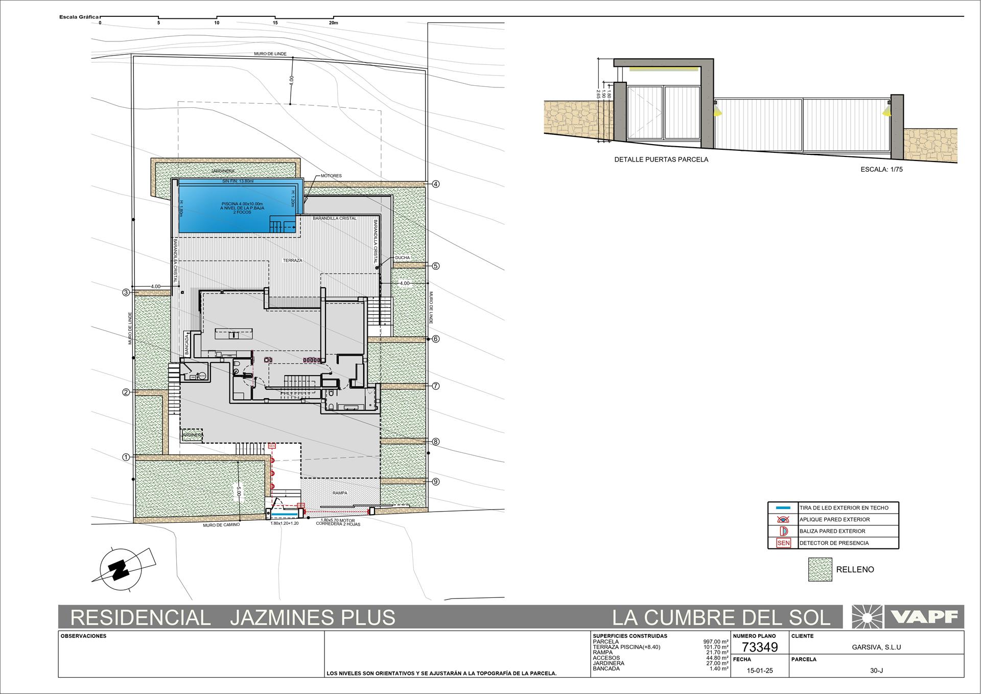 Villa en proyecto en Jazmines, Cumbre del Sol, Costa Blanca Norte