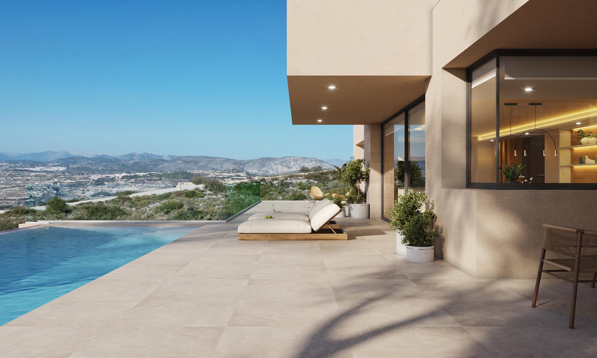 Villa in projectfase in Jazmines, Cumbre del Sol, Costa Blanca Noord