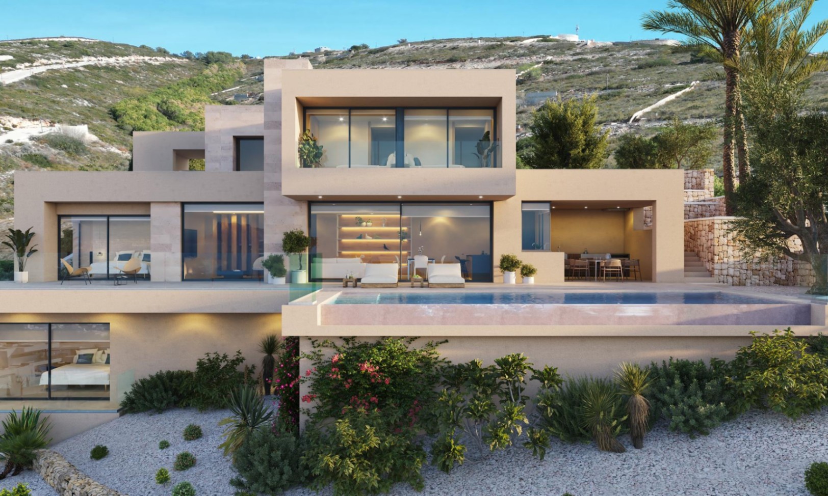 Villa in projectfase in Jazmines, Cumbre del Sol, Costa Blanca Noord