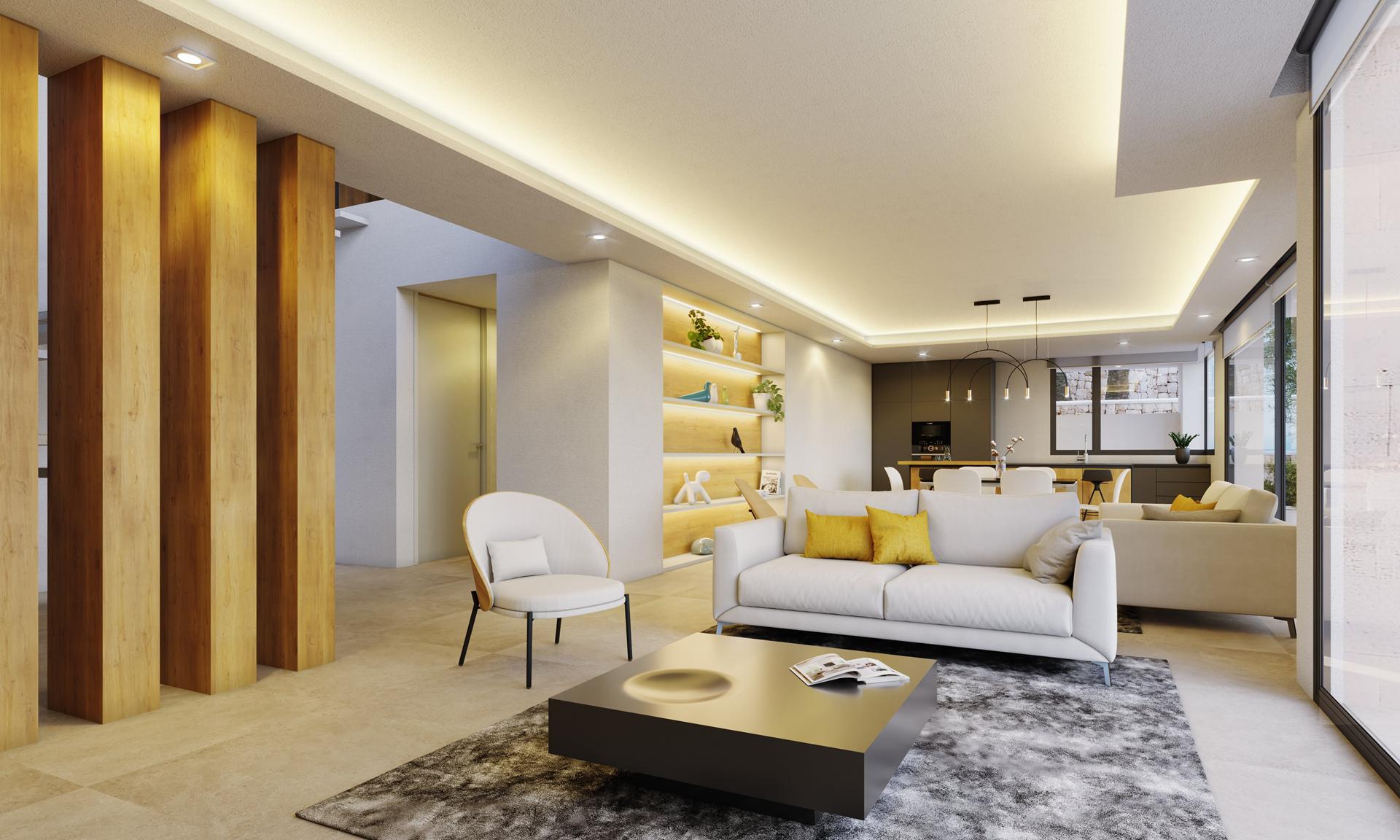 Villa in projectfase in Jazmines, Cumbre del Sol, Costa Blanca Noord