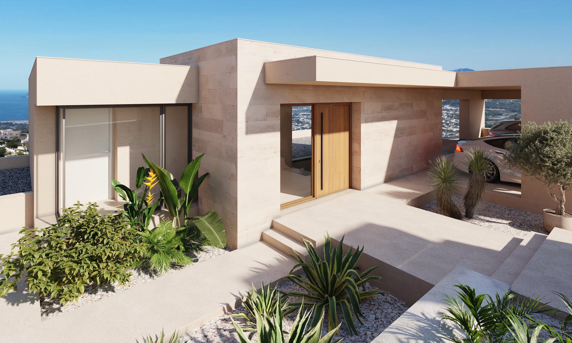 Villa in projectfase in Jazmines, Cumbre del Sol, Costa Blanca Noord
