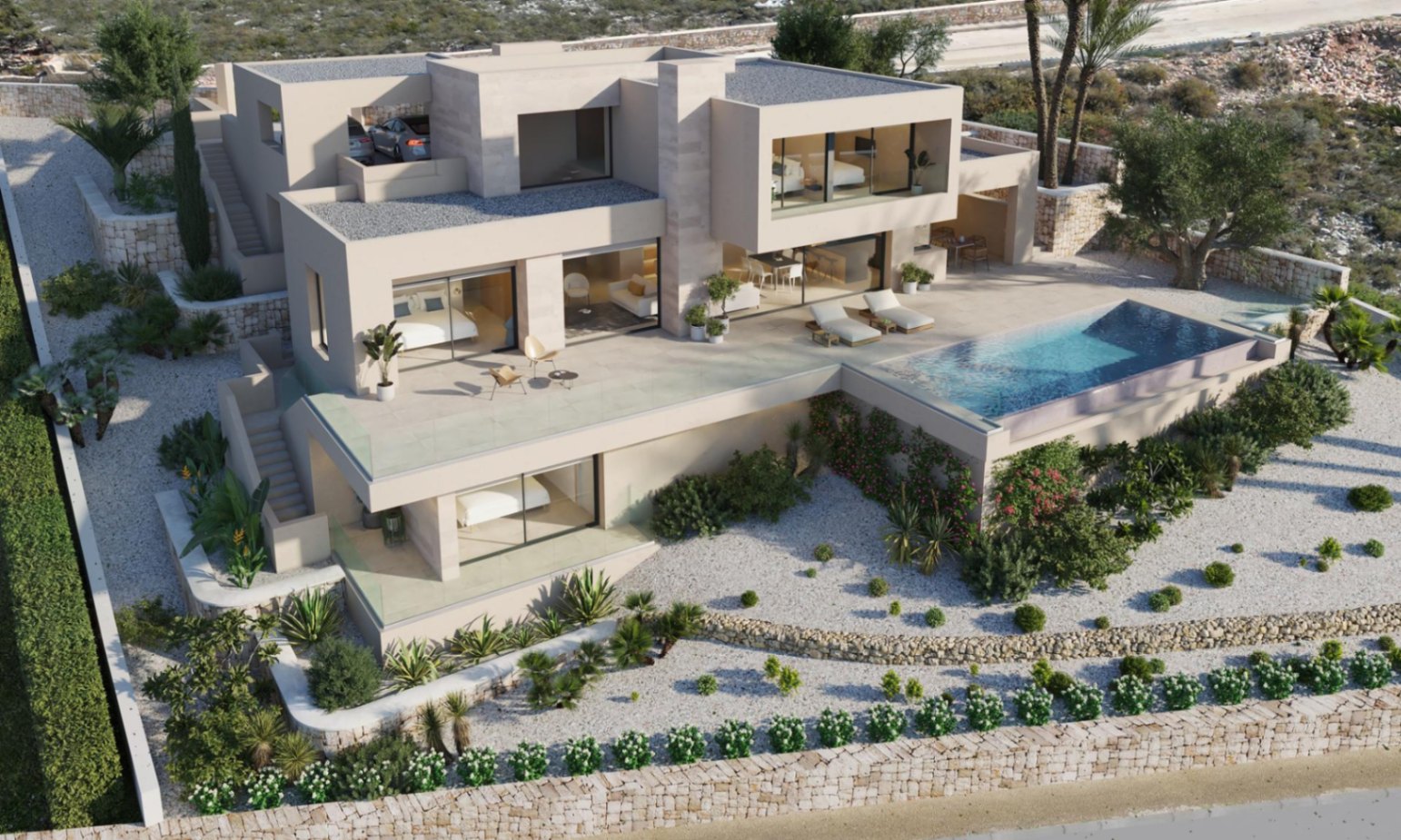Villa in projectfase in Jazmines, Cumbre del Sol, Costa Blanca Noord