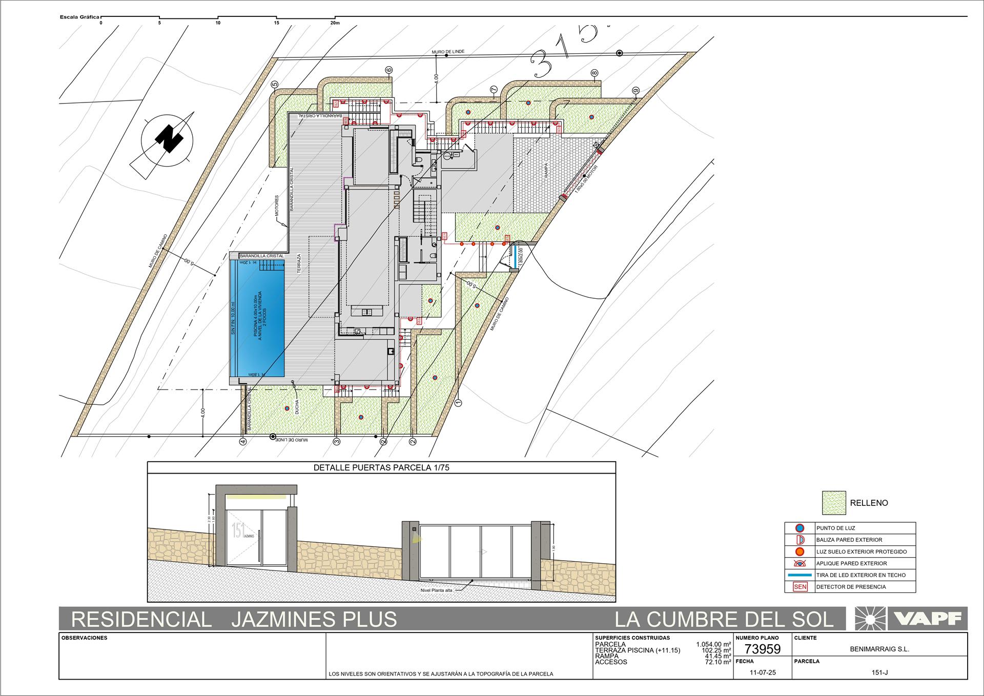 Villa in projectfase in Jazmines, Cumbre del Sol, Costa Blanca Noord