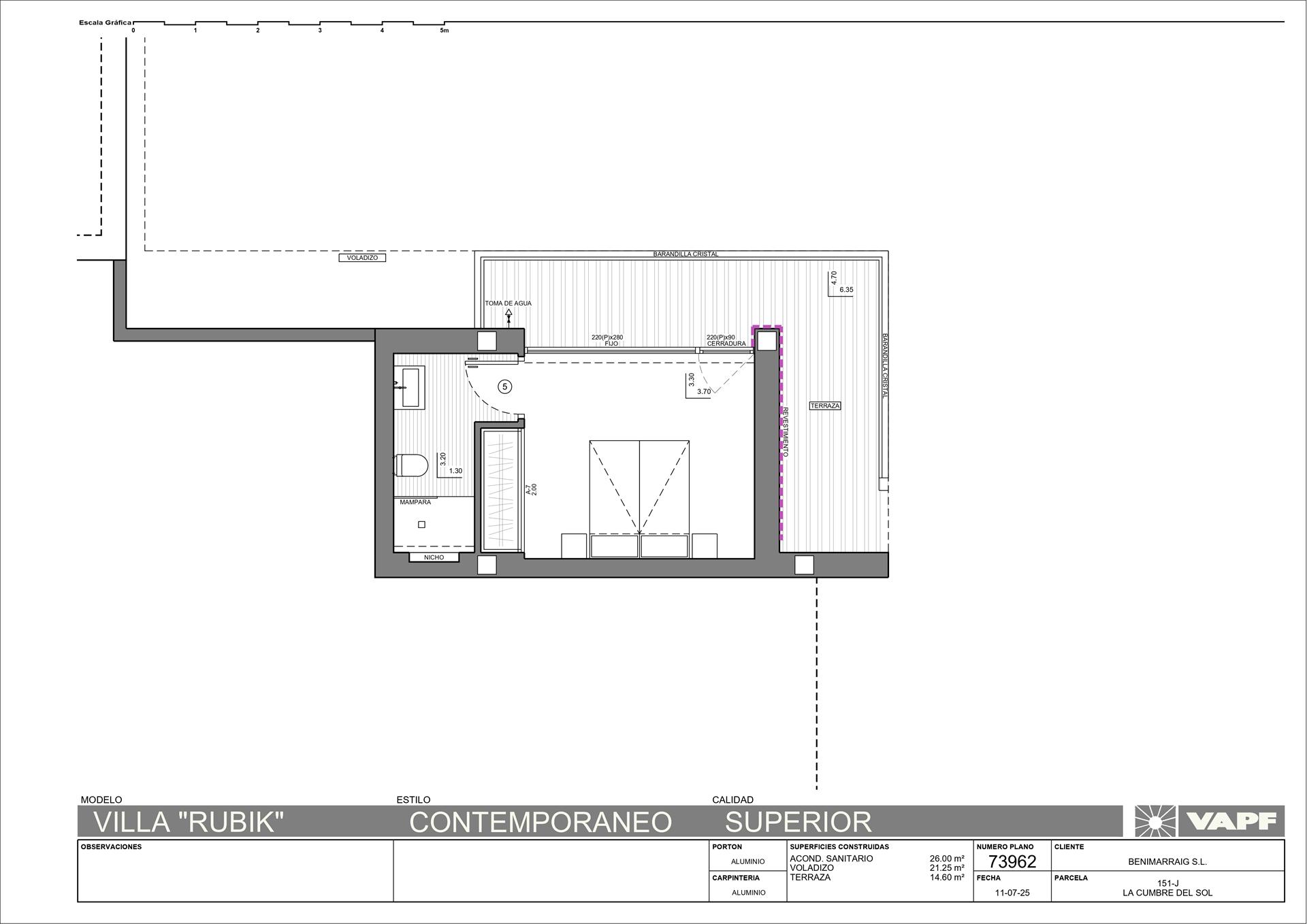 Villa in projectfase in Jazmines, Cumbre del Sol, Costa Blanca Noord