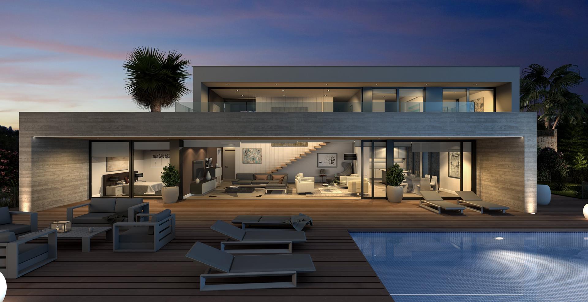 Villa en phase de projet à Jazmines, Cumbre del Sol, Costa Blanca Nord