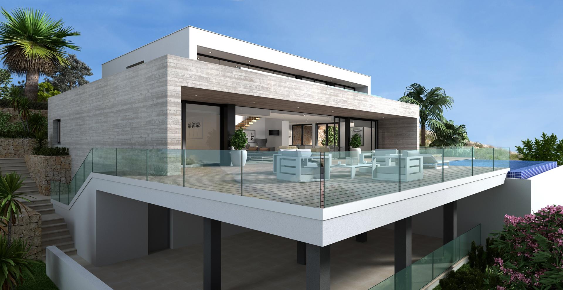 Villa en phase de projet à Jazmines, Cumbre del Sol, Costa Blanca Nord