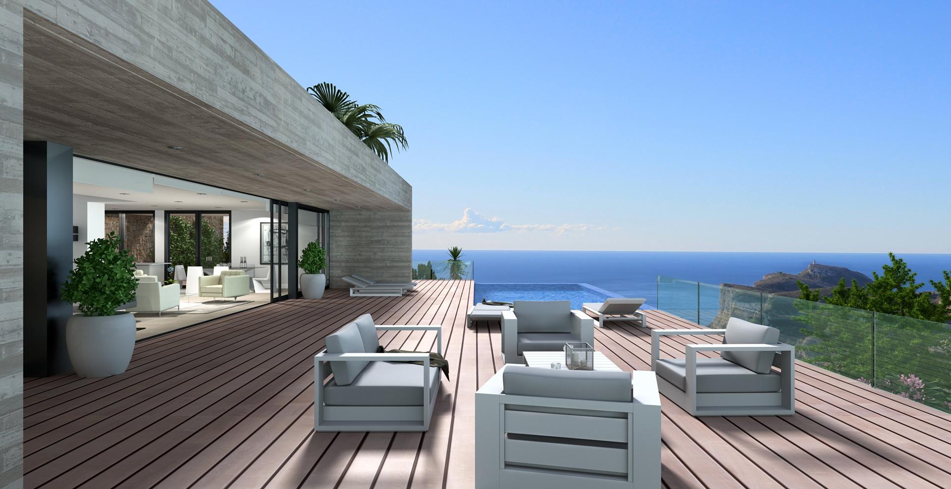 Villa en phase de projet à Jazmines, Cumbre del Sol, Costa Blanca Nord