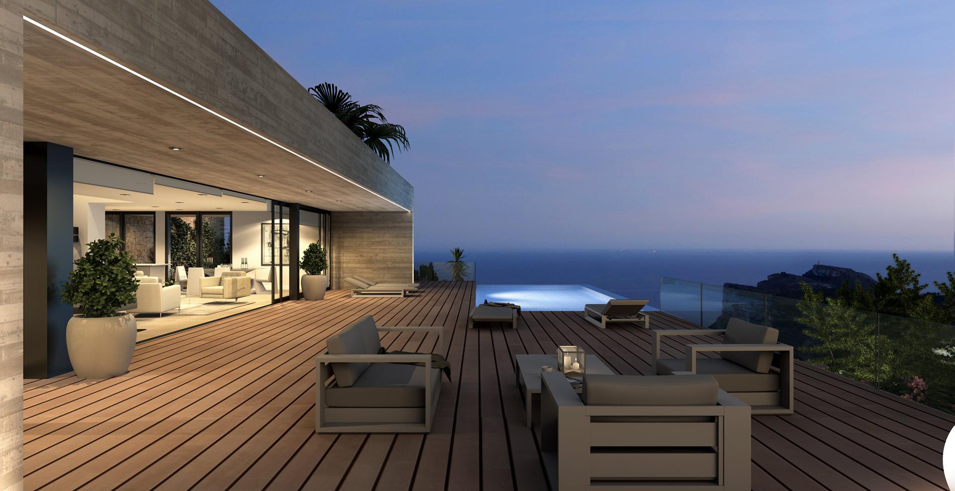 Villa en phase de projet à Jazmines, Cumbre del Sol, Costa Blanca Nord