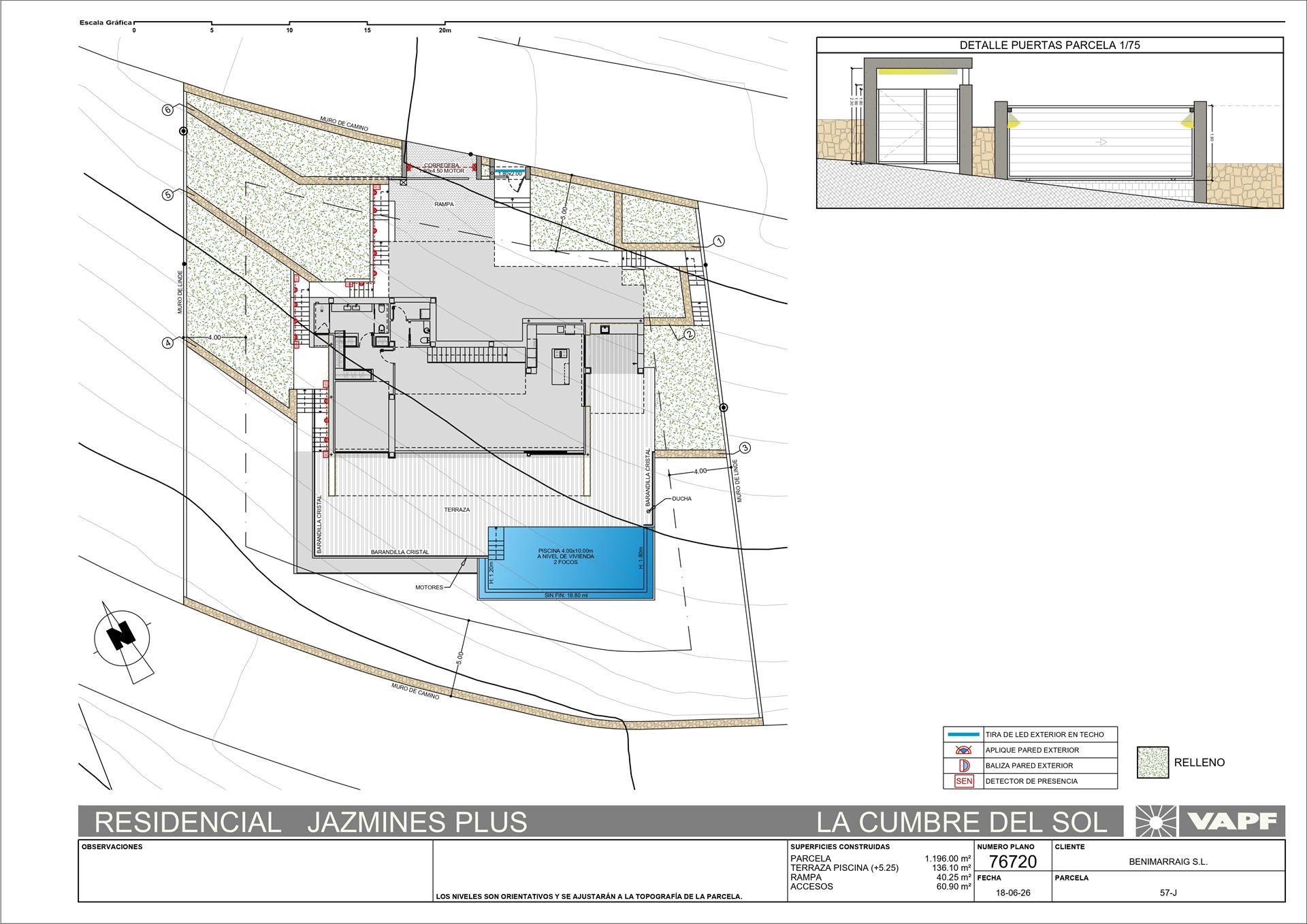Villa en phase de projet à Jazmines, Cumbre del Sol, Costa Blanca Nord