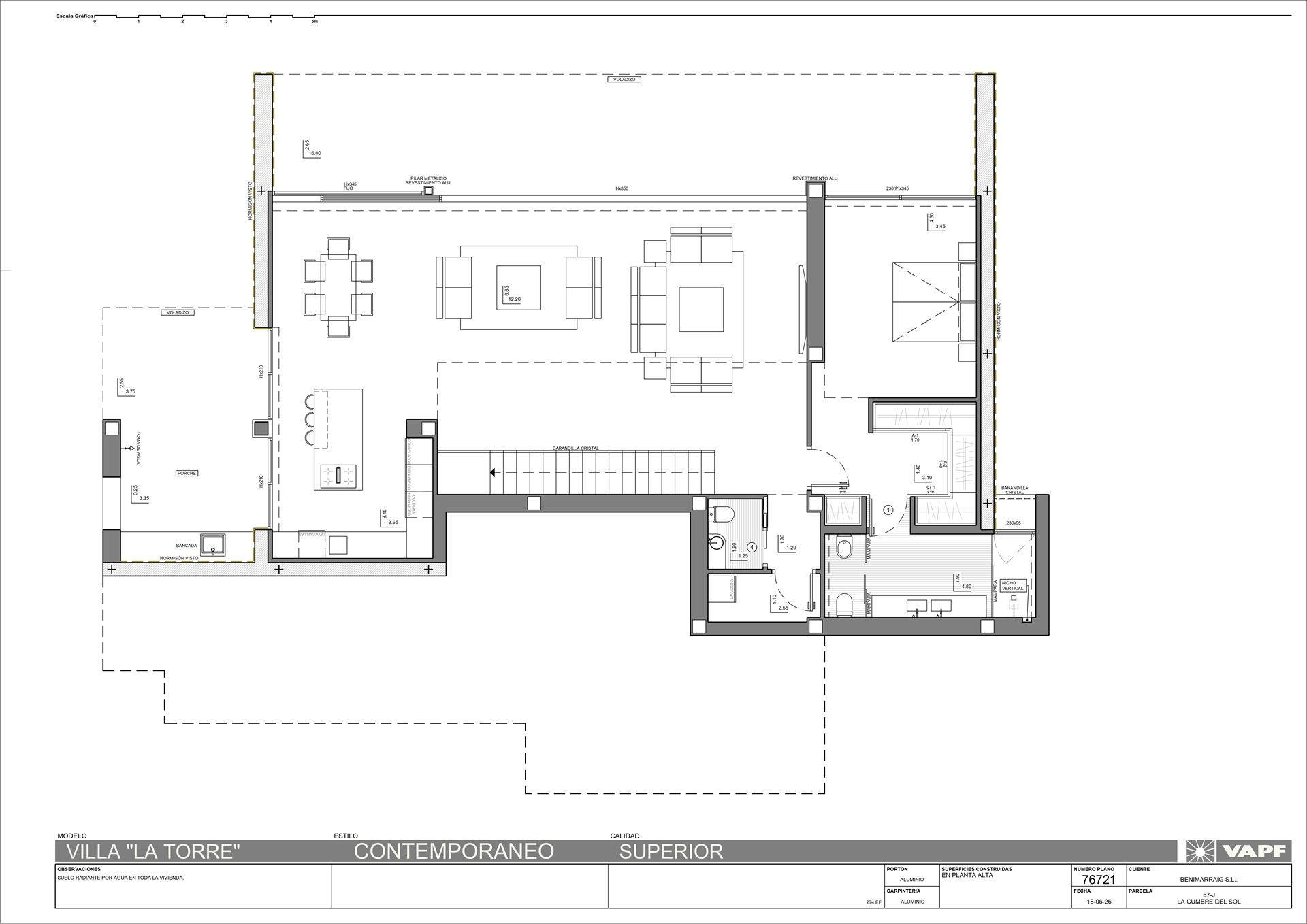 Villa en phase de projet à Jazmines, Cumbre del Sol, Costa Blanca Nord