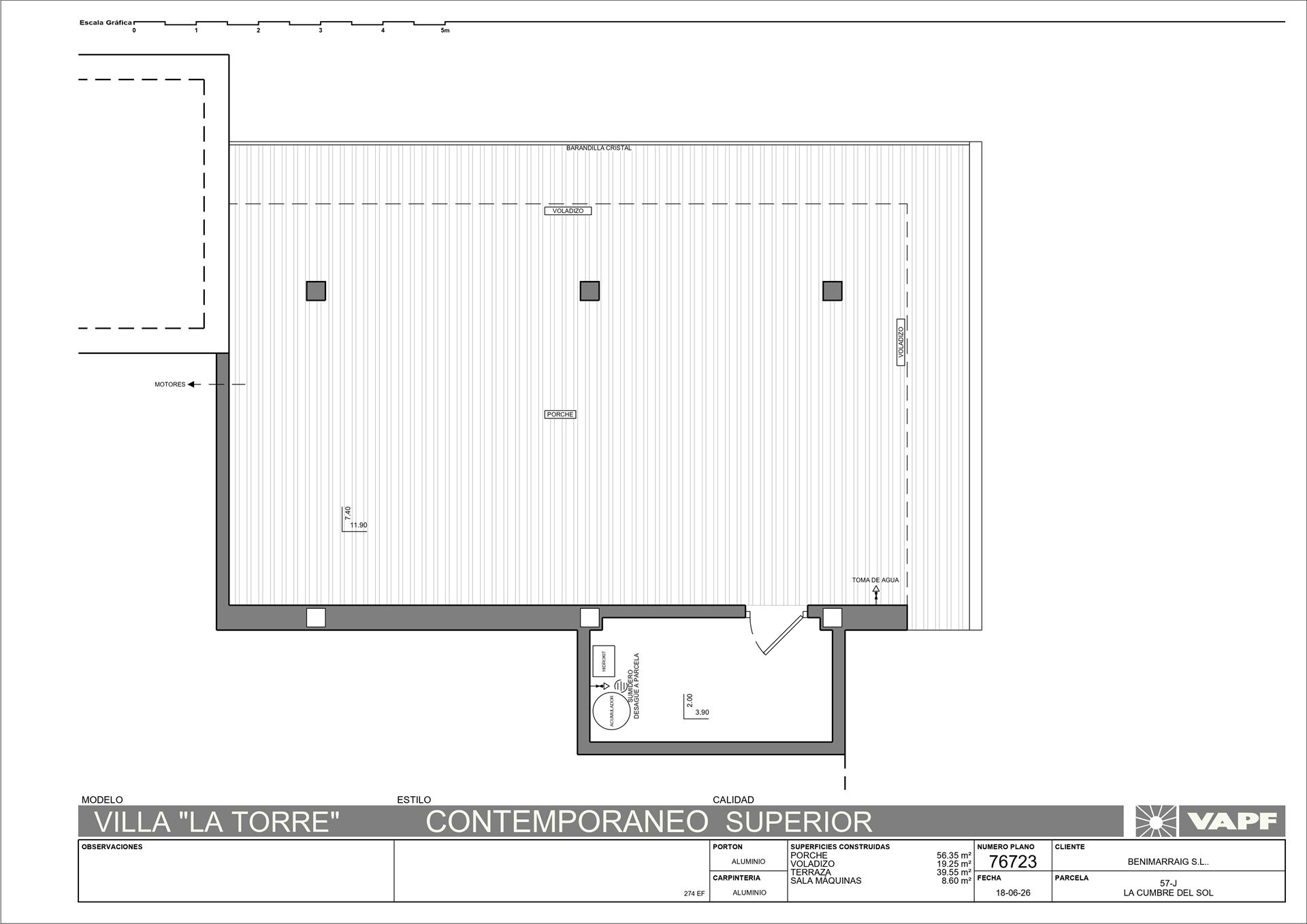 Villa en phase de projet à Jazmines, Cumbre del Sol, Costa Blanca Nord
