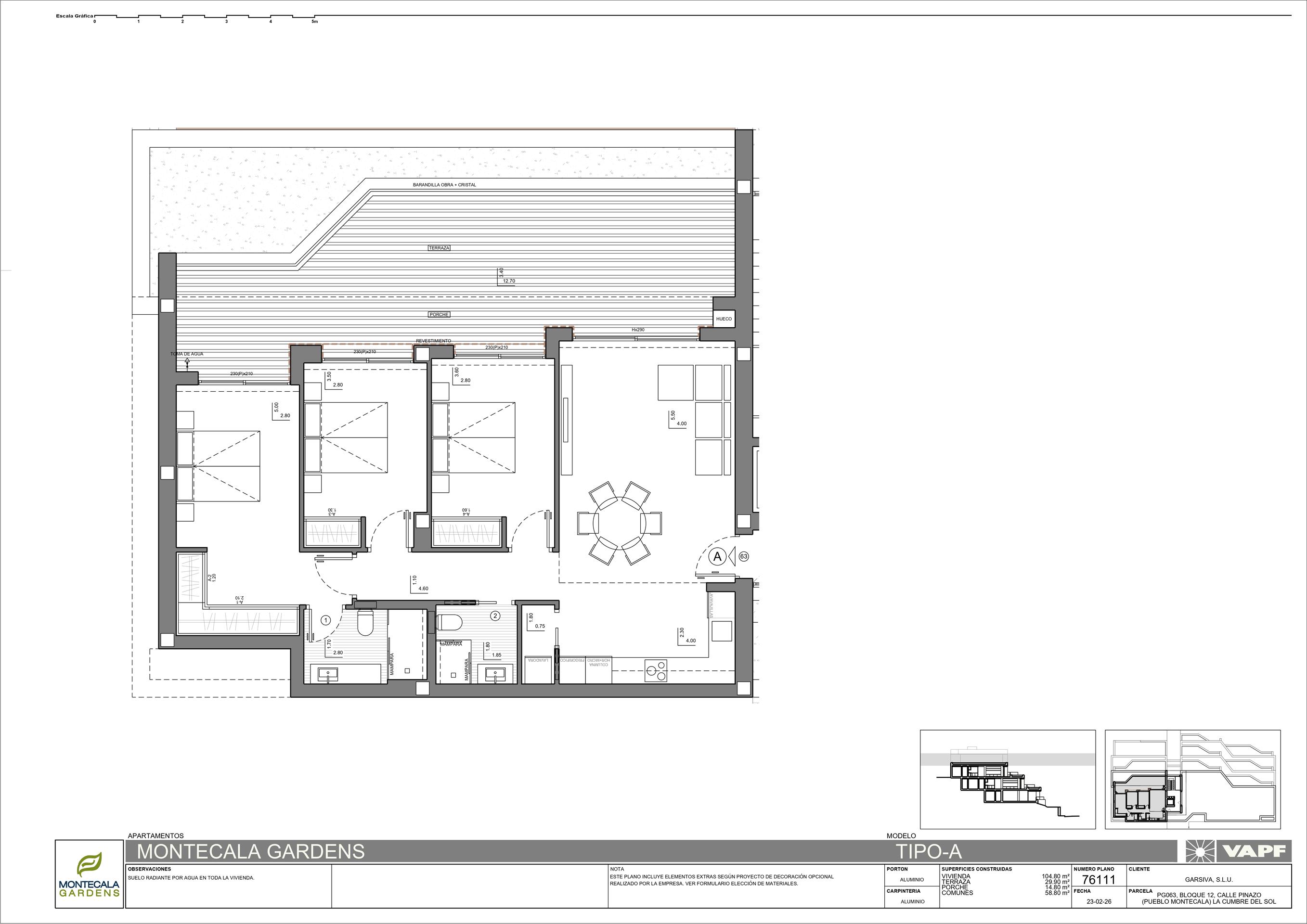 Penthouse-Wohnung in Montecala Gardens, Cumbre del Sol, Costa Blanca Nord