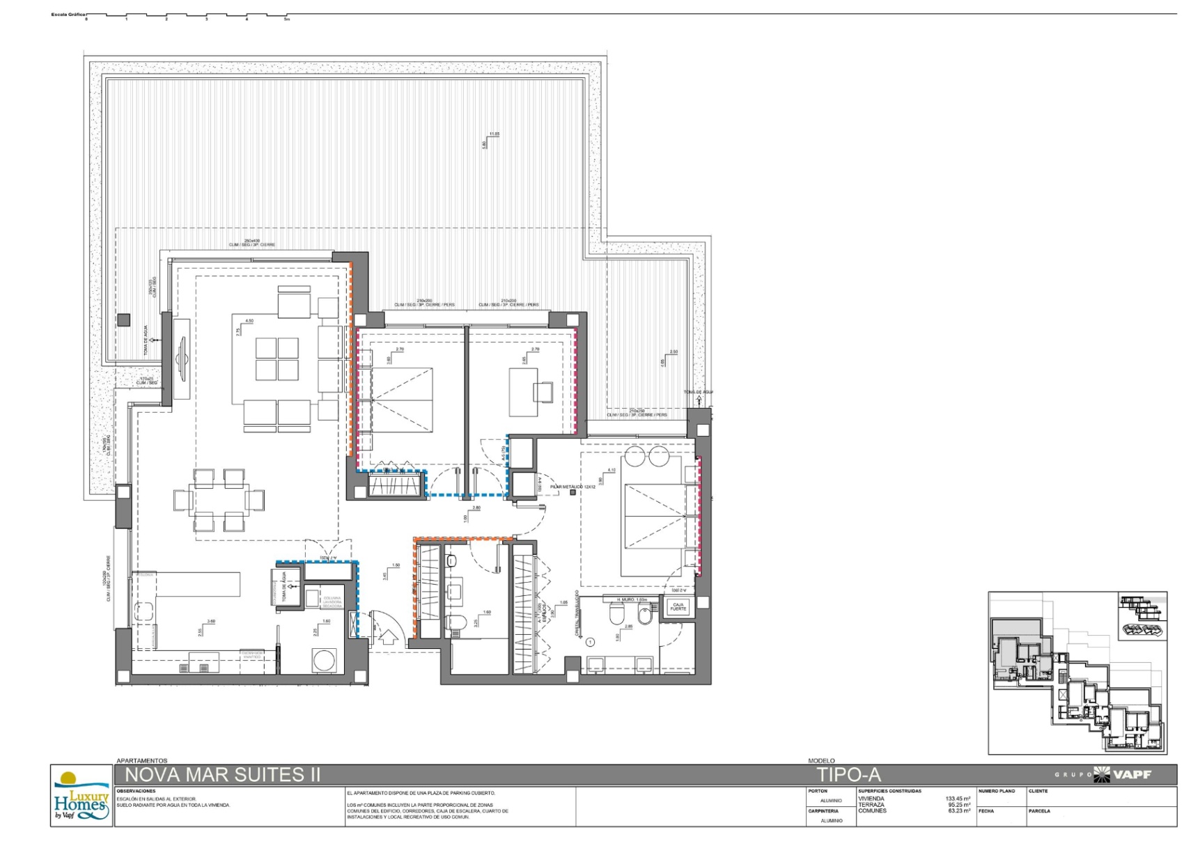 Apartament na ostatnim piętrze w Novamar Suites II, Cumbre del Sol, Costa Blanca Północna